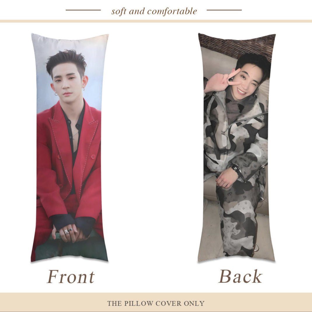 The Rose Park Dojoon Full Body Pillow Case - Double Sided with two different photos full body pillowcases - 3 sizes! Great Kpop gift idea! - Beyond The Shoppe
