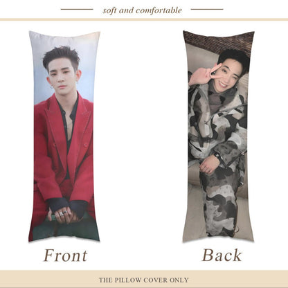 The Rose Park Dojoon Full Body Pillow Case - Double Sided with two different photos full body pillowcases - 3 sizes! Great Kpop gift idea! - Beyond The Shoppe