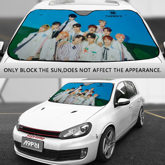 THEBOYZ Sun Shade - Windshield Cover - KPop Themed - Great gift! Car Window Shield - Windshield Protector - Beyond The Shoppe