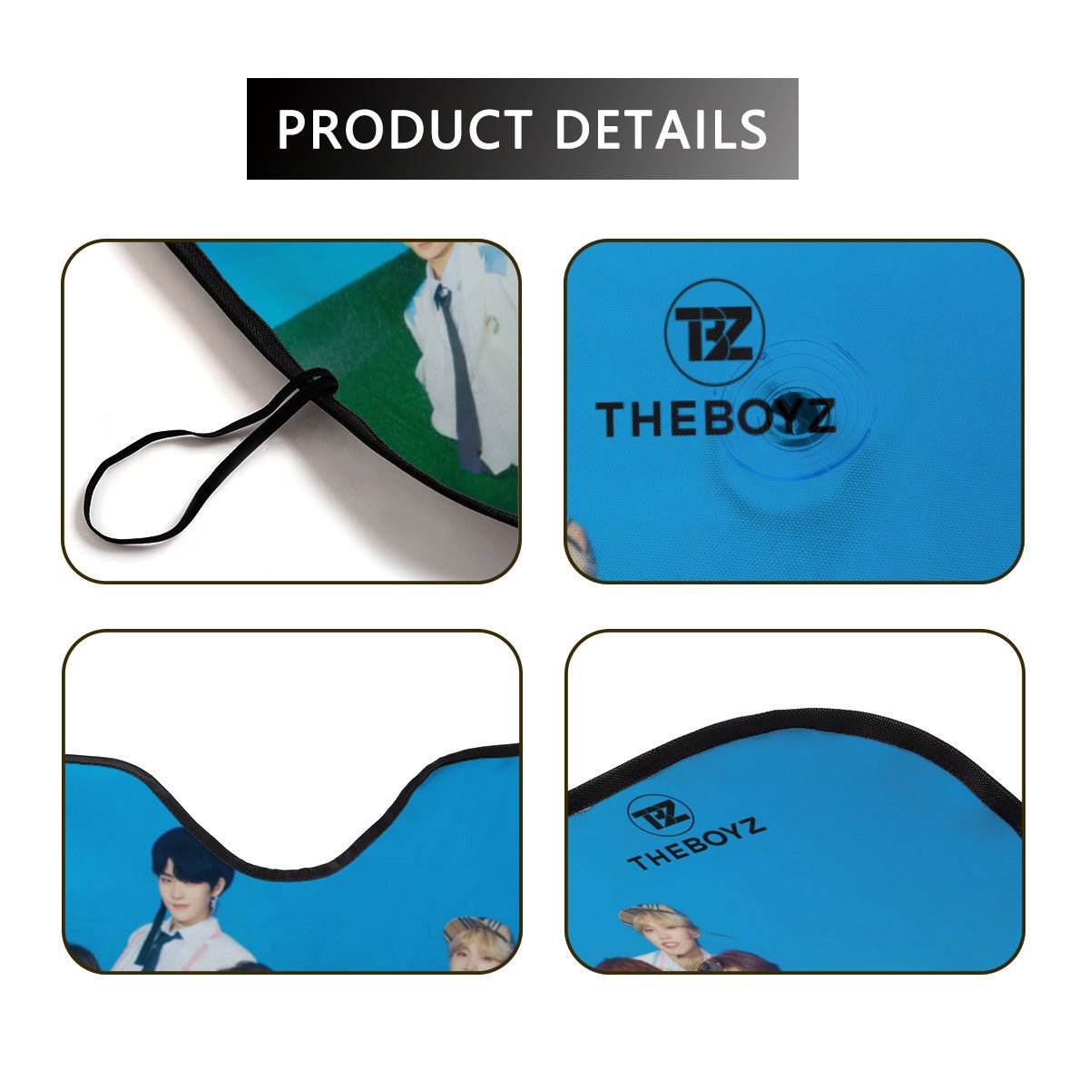 THEBOYZ Sun Shade - Windshield Cover - KPop Themed - Great gift! Car Window Shield - Windshield Protector - Beyond The Shoppe