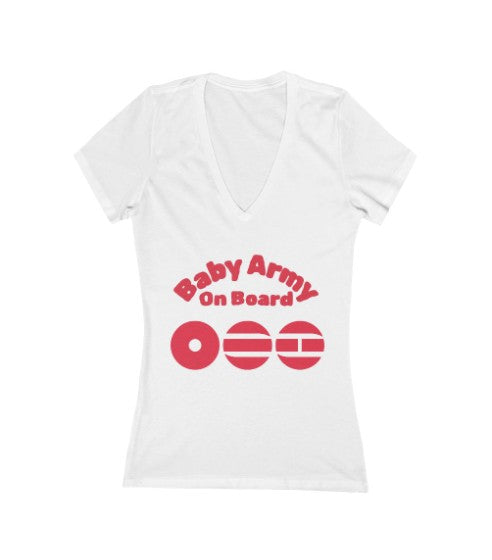 BTS Arirang Concert - Baby Army On Board Women's V‑Neck Tee — BTS Concert Fan Shirt