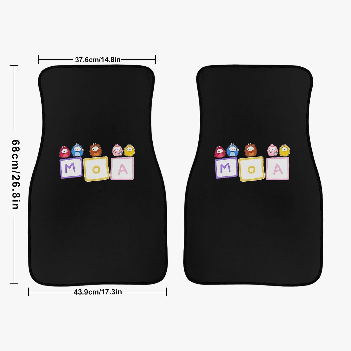 TXT Car Floor Mats - 2Pcs Car Floor Mats - Car Accessories - Kpop car mats - (Set of 2) - Beyond The Shoppe