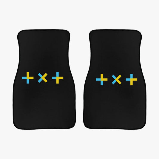 TXT Car Floor Mats - 2Pcs Car Floor Mats - Car Accessories - Kpop car mats - (Set of 2) - Beyond The Shoppe