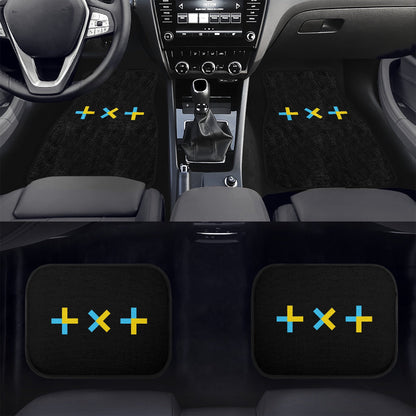 TXT Car Floor Mats - 4Pcs Car Floor Mats - Car Accessories - Kpop car mats - (Set of 4 - 2 Front & 2 Rear) - Beyond The Shoppe