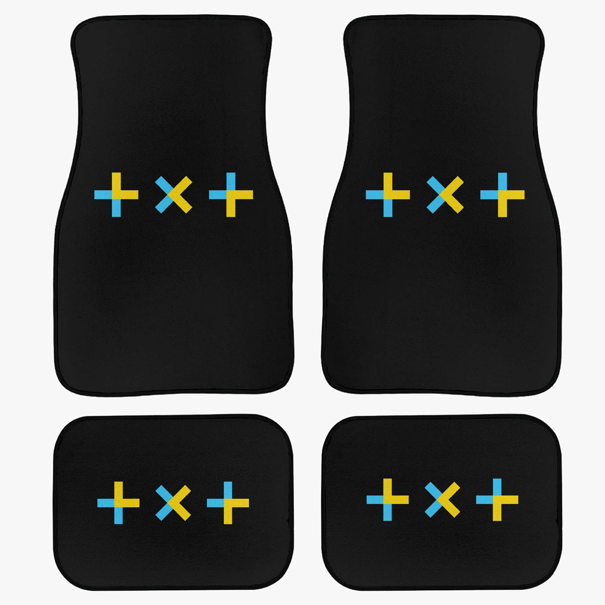 TXT Car Floor Mats - 4Pcs Car Floor Mats - Car Accessories - Kpop car mats - (Set of 4 - 2 Front & 2 Rear) - Beyond The Shoppe