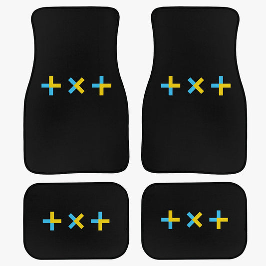 TXT Car Floor Mats - 4Pcs Car Floor Mats - Car Accessories - Kpop car mats - (Set of 4 - 2 Front & 2 Rear) - Beyond The Shoppe