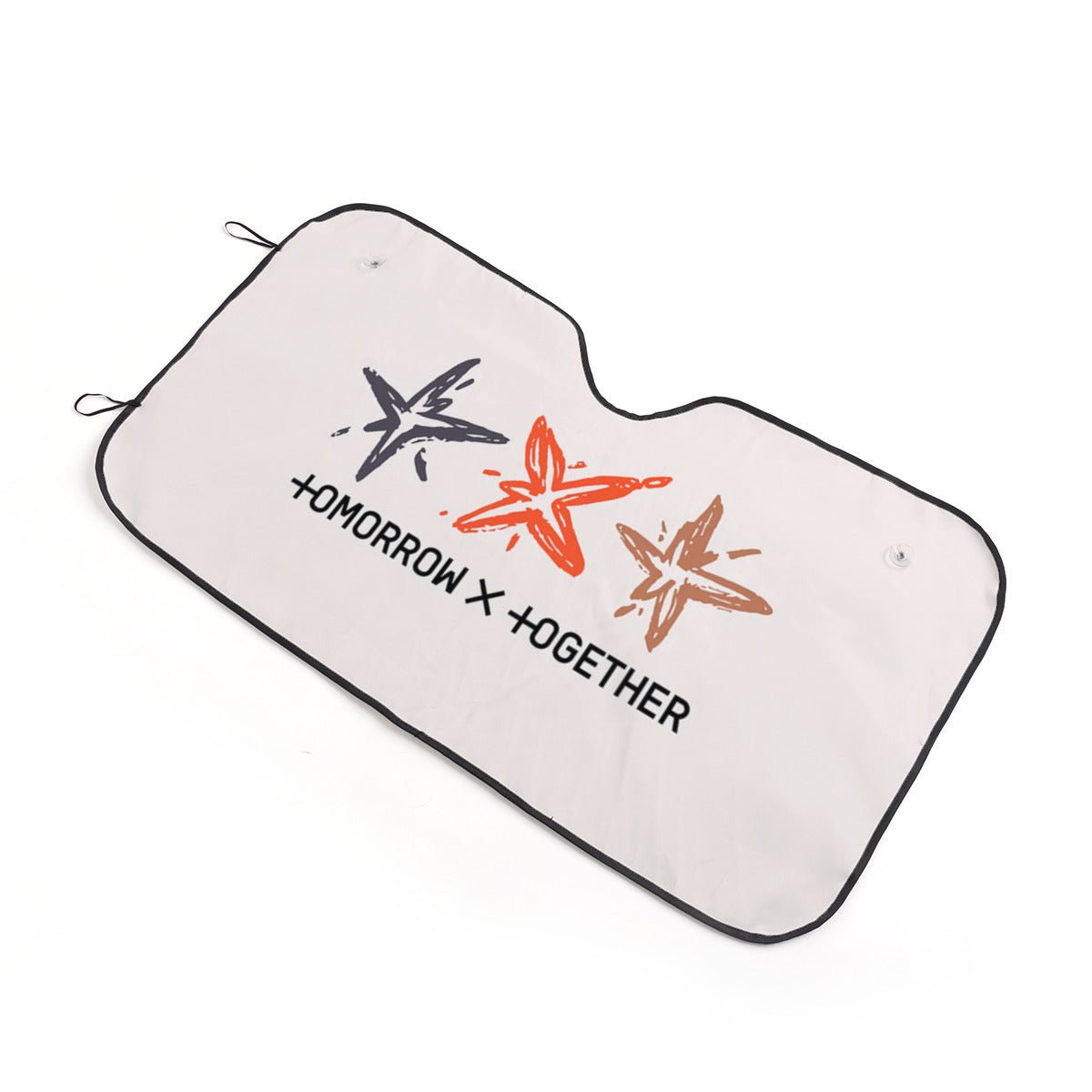 TXT Car Sun Shade - TXT Logos - Car Sun Shade - Gift for MOA Car Sunshade - K - Pop Inspired Car Accessories - Beyond The Shoppe