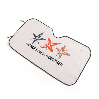 TXT Car Sun Shade - TXT Logos - Car Sun Shade - Gift for MOA Car Sunshade - K - Pop Inspired Car Accessories - Beyond The Shoppe