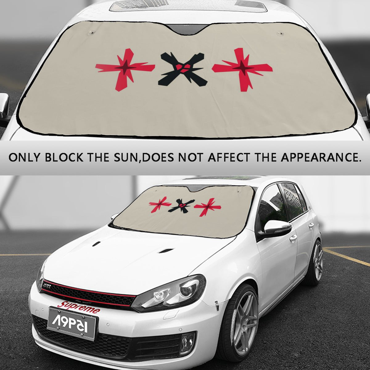 TXT Car Sun Shade - TXT Logos - Gift for MOA Car Sunshade - K - Pop Inspired Car Windshield Accessories - Beyond The Shoppe