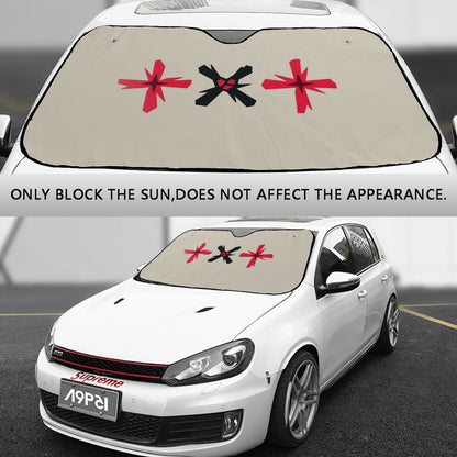 TXT Car Sun Shade - TXT Logos - Gift for MOA Car Sunshade - K - Pop Inspired Car Windshield Accessories - Beyond The Shoppe