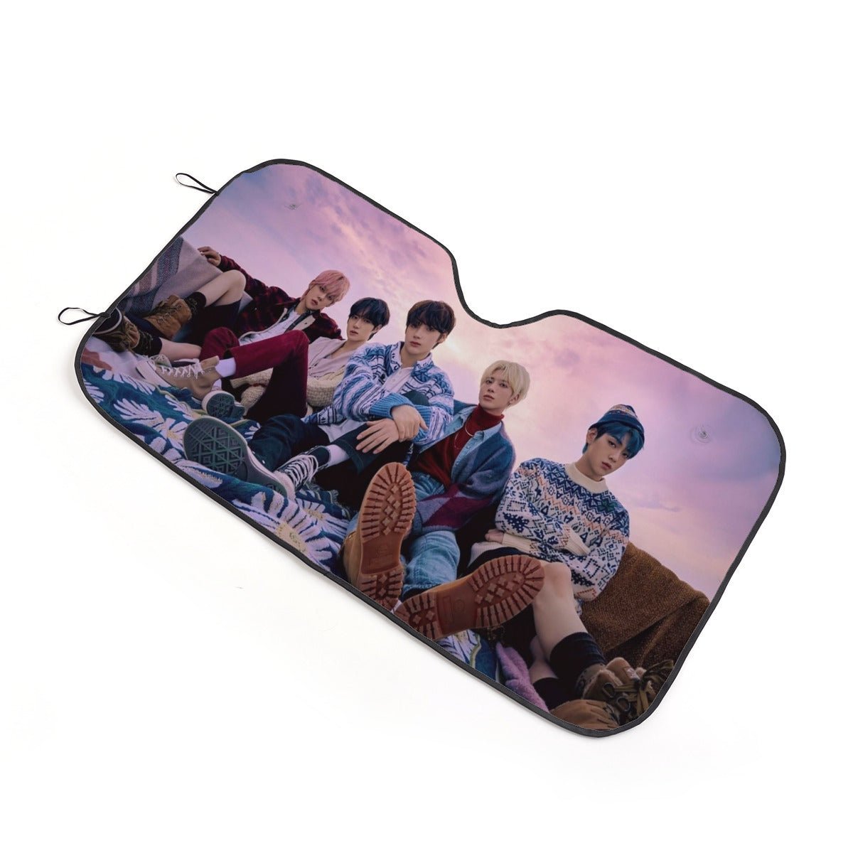TXT Car Windshield Sun Shade - Tomorrow x Together - Windshield Sun Shade - Car sun visor - Car sun blocker - Windshield heat shield - Auto - Beyond The Shoppe