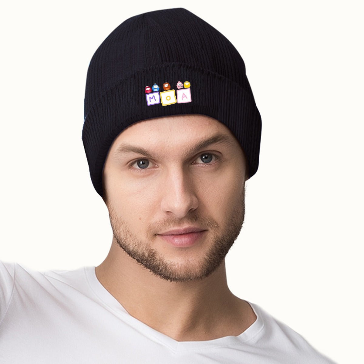 TXT MOA Family Beanie for Adults – Cozy Polyester Knit Hat - Stylish, Comfortable & Trendy Hat - Beyond The Shoppe