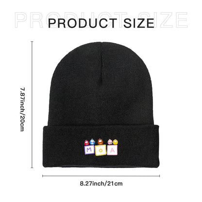 TXT MOA Family Beanie for Adults – Cozy Polyester Knit Hat - Stylish, Comfortable & Trendy Hat - Beyond The Shoppe
