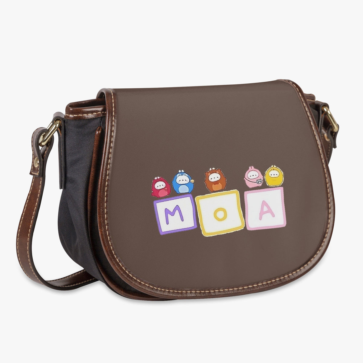 TXT MOA Flap Saddle Bag – Perfect Everyday Crossbody Purse - Chic & Cute Bag - Beyond The Shoppe