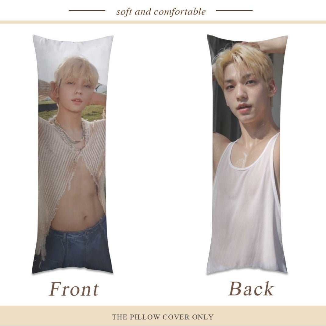 TXT Soobin Full Body Pillow Case - Double Sided Full Body Pillowcases - 3 sizes! - Beyond The Shoppe