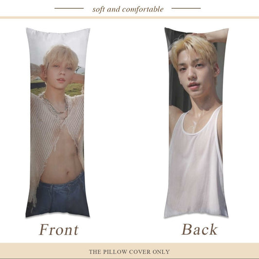 TXT Soobin Full Body Pillow Case - Double Sided Full Body Pillowcases - 3 sizes! - Beyond The Shoppe