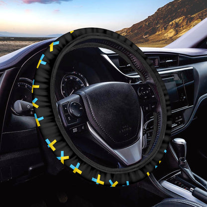 TXT Steering Wheel Cover - car accessory - black steering cover - great gift - kpop car accessories - Beyond The Shoppe