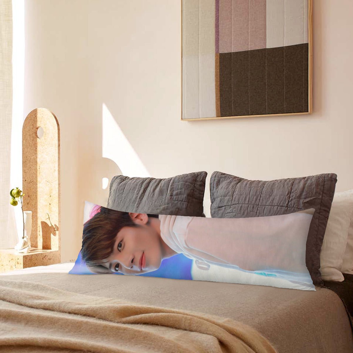 TXT Taehyun Full Body Pillow Case - Double Sided Full Body Pillowcases - 3 sizes! - Beyond The Shoppe