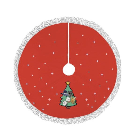 TXT Tomorrow X Together MOA Holiday Tree Skirt – Plush Christmas Tree Skirt - Soft, Cozy & Festive Decor - Beyond The Shoppe