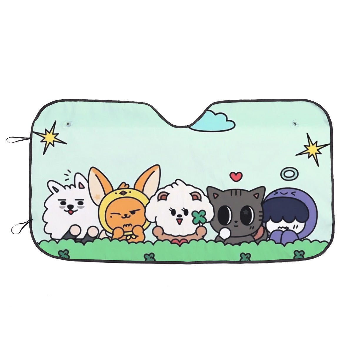 TXT - Windshield Sun Cover - Tomorrow x Together - MOA - Windshield Sun Shade - Car sun visor - Car sun blocker - Windshield heat shield - Beyond The Shoppe