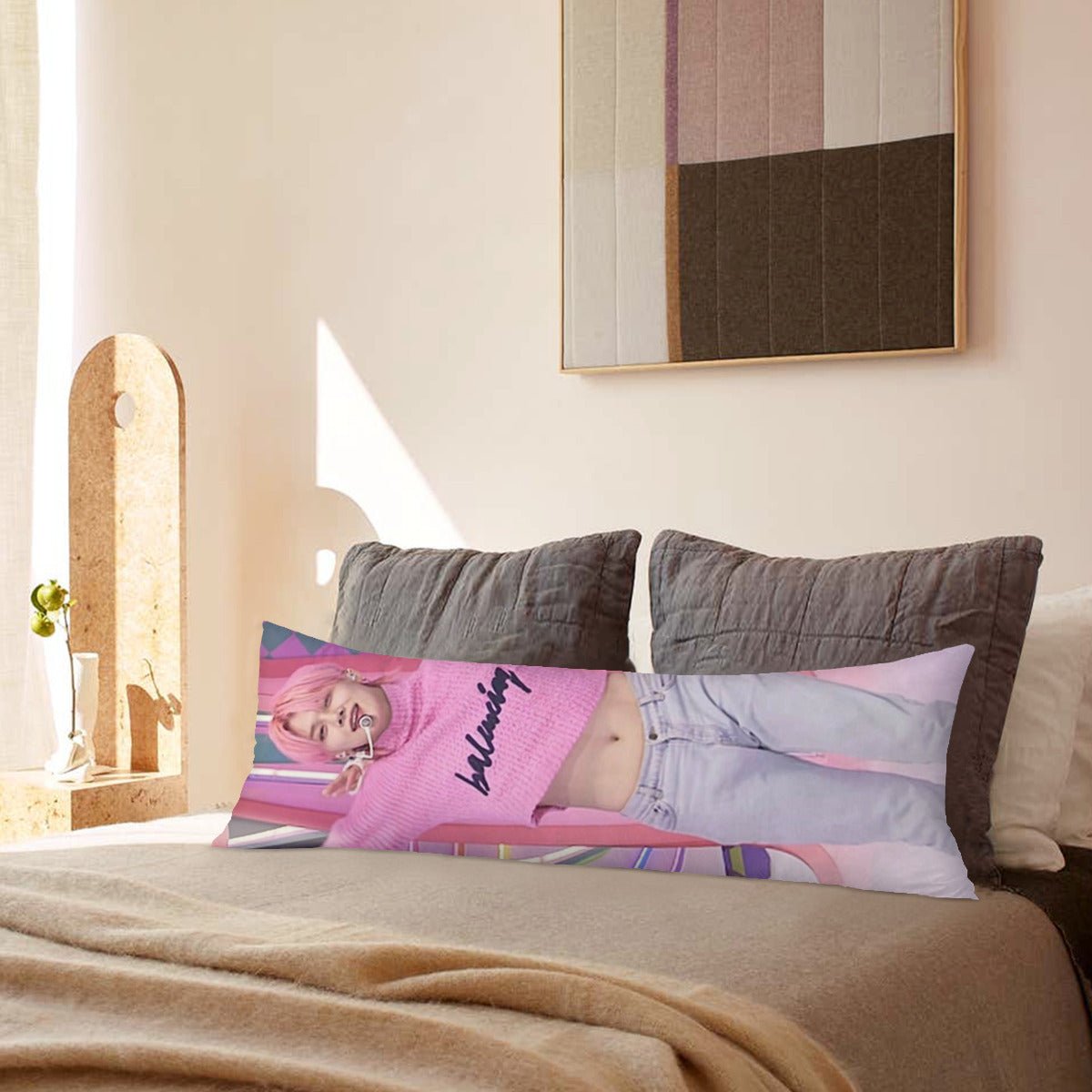 TXT Yeonjin Full Body Pillow Case - Double Sided Full Body Pillowcases - 3 sizes! - Beyond The Shoppe