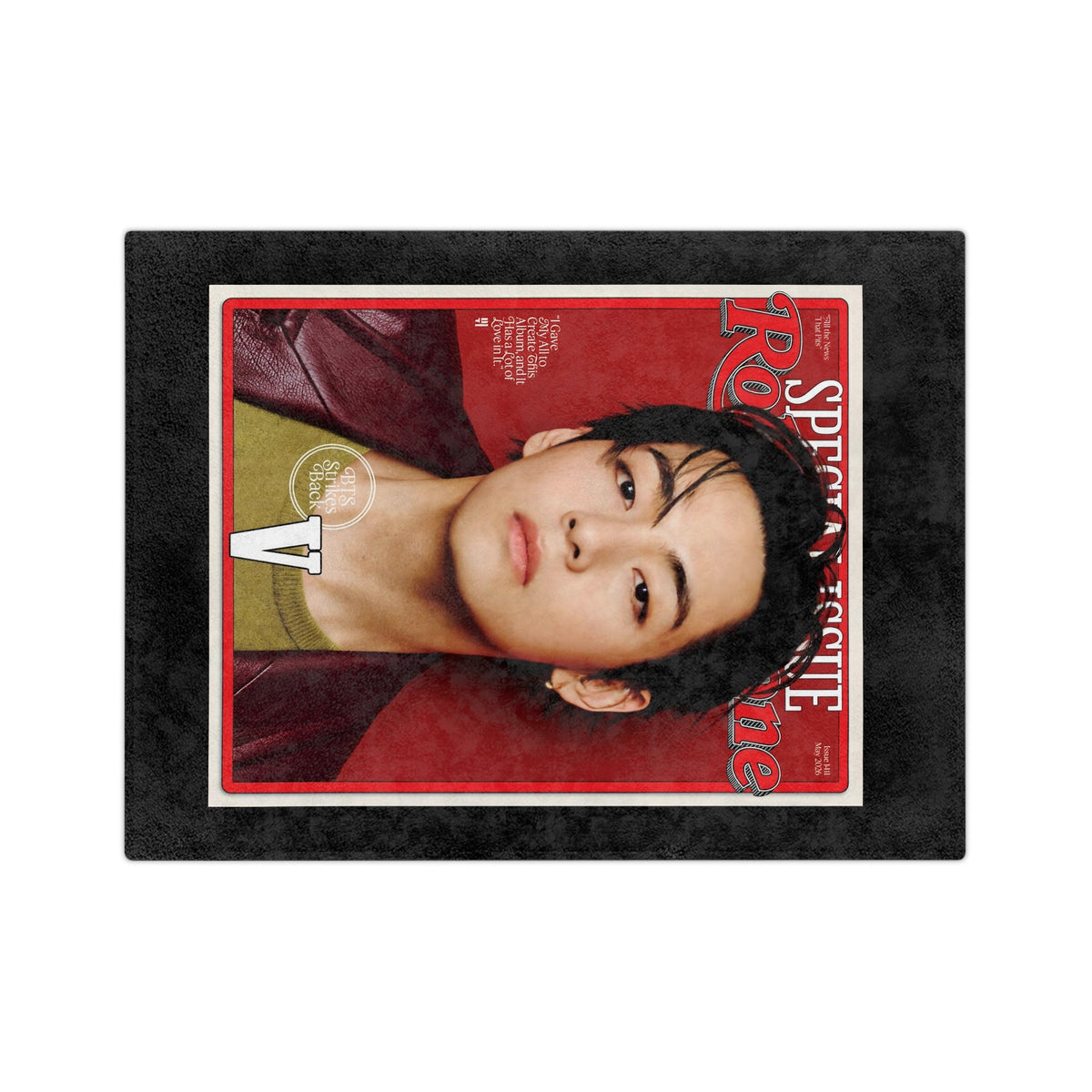 V Magazine Portrait Velveteen Blanket - Beyond The Shoppe